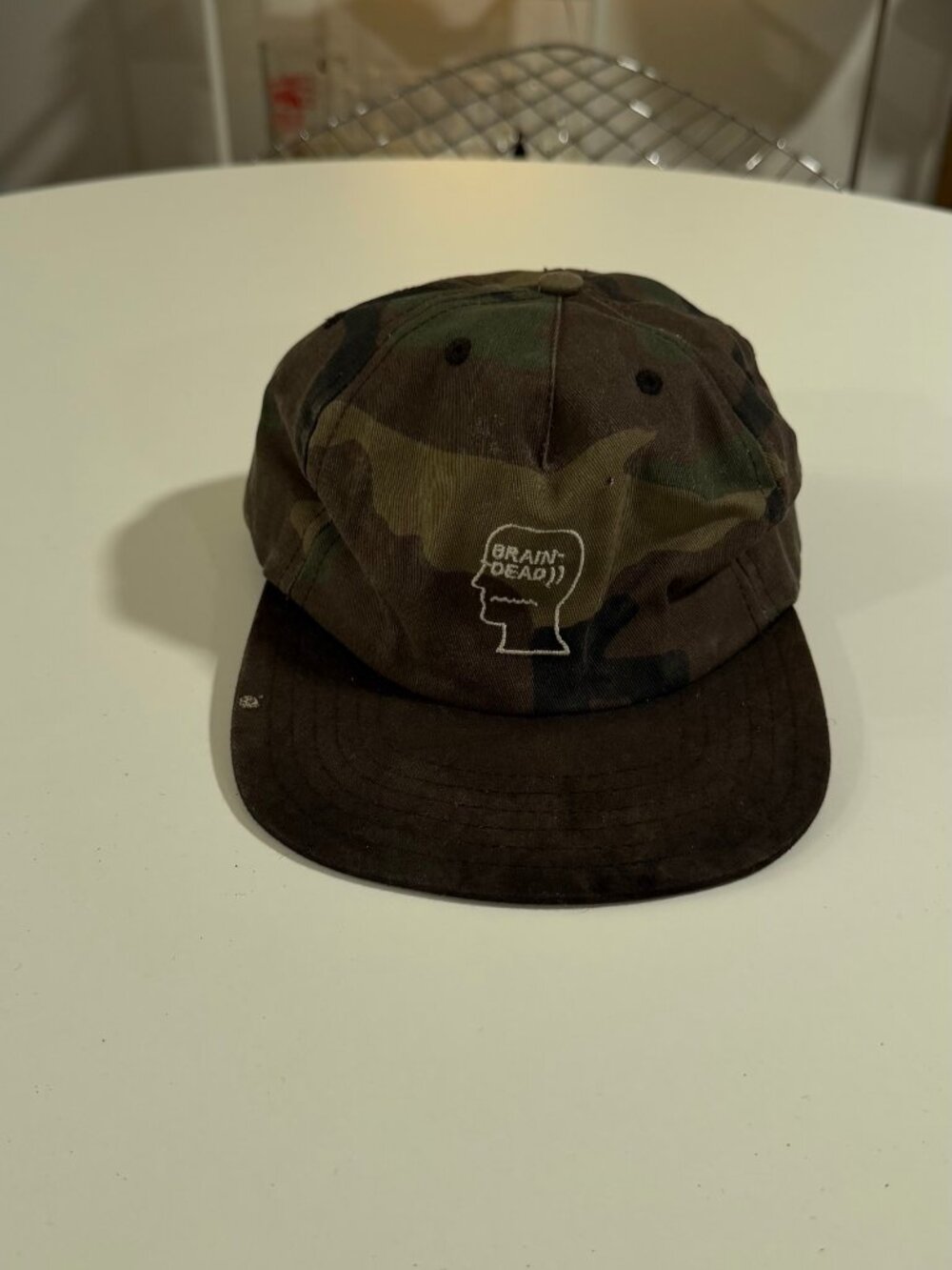 Brain Dead x Ebbets Field Flannels Camo Cap — Made in USA